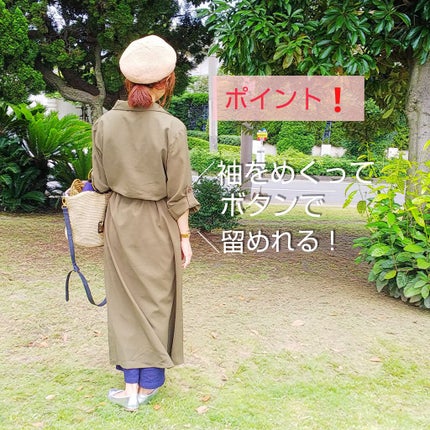 ともも/フォローしてね on LIPS 「体型カバーも叶うシャツワンピース!nissenさんから新発売✨..」(4枚目)