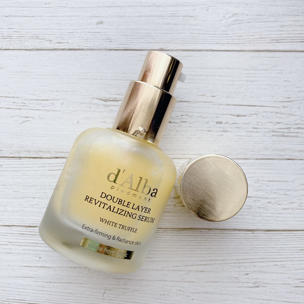 ホワイトトリュフダブルレイヤーリバイタライジングセラム/ダルバ/美容液を使ったクチコミ（3枚目）