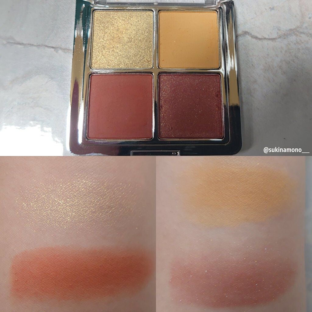 アイランドアドベンチャー4アイシャドウ/HEXZE(ヘックスゼ)/アイシャドウパレットを使ったクチコミ(2枚目)