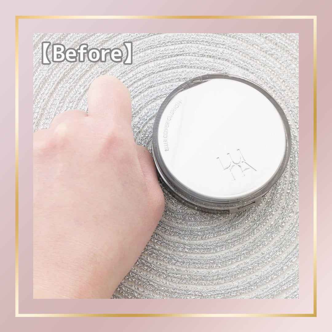 ブラーカバークッション/LUNA/クッションファンデーションを使ったクチコミ(4枚目)