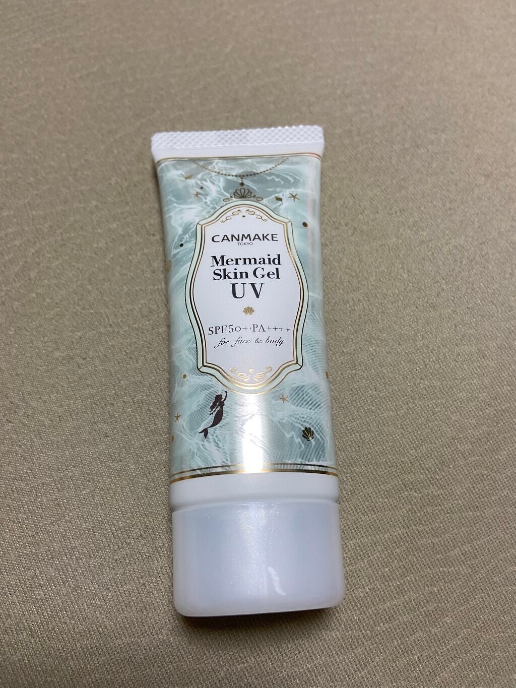 マーメイドスキンジェルUV/キャンメイク/日焼け止めジェルを使ったクチコミ(1枚目)