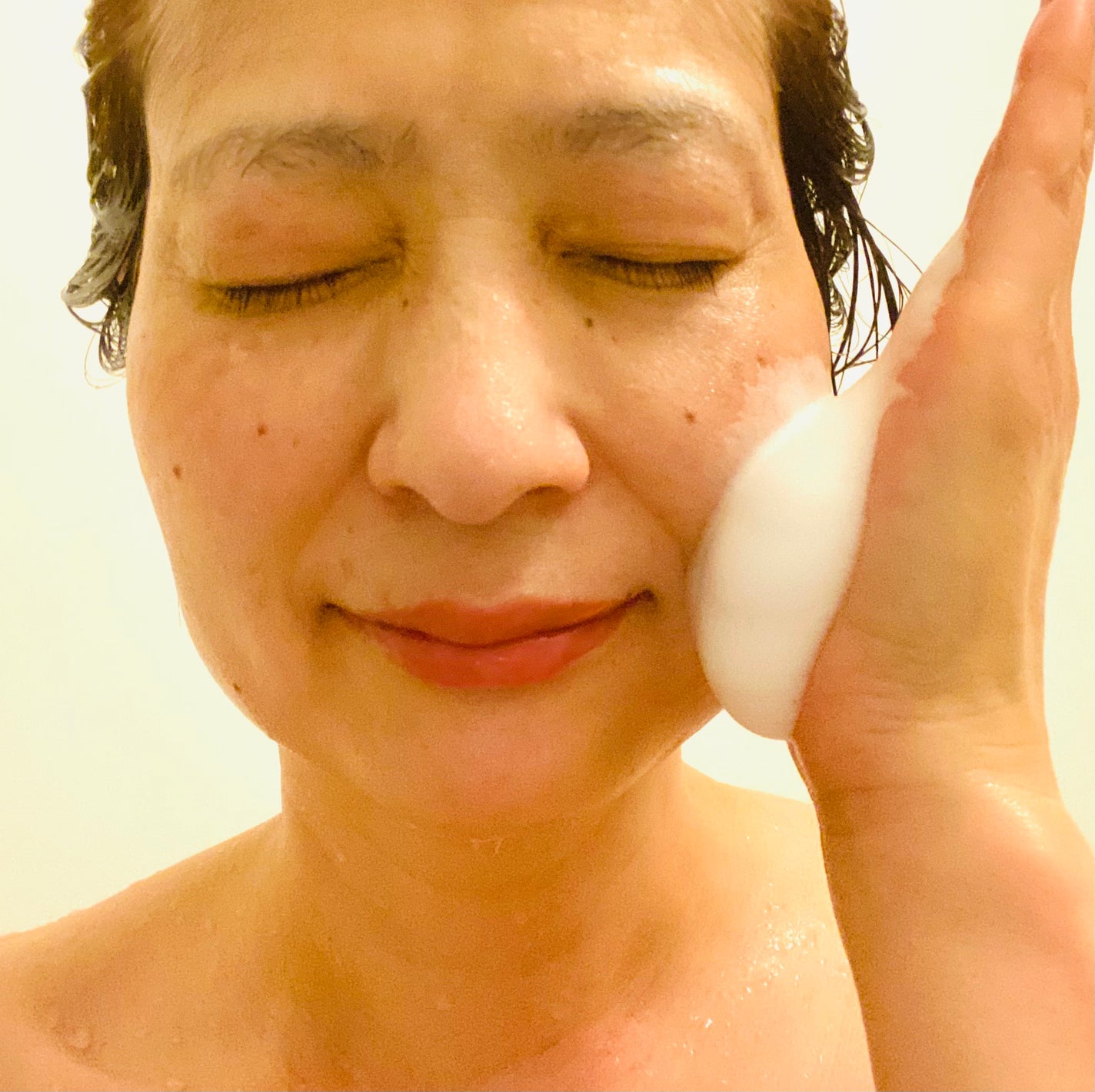 ビューティモイスチャー クリーミー泡洗顔料/ダヴ/泡洗顔を使ったクチコミ(4枚目)