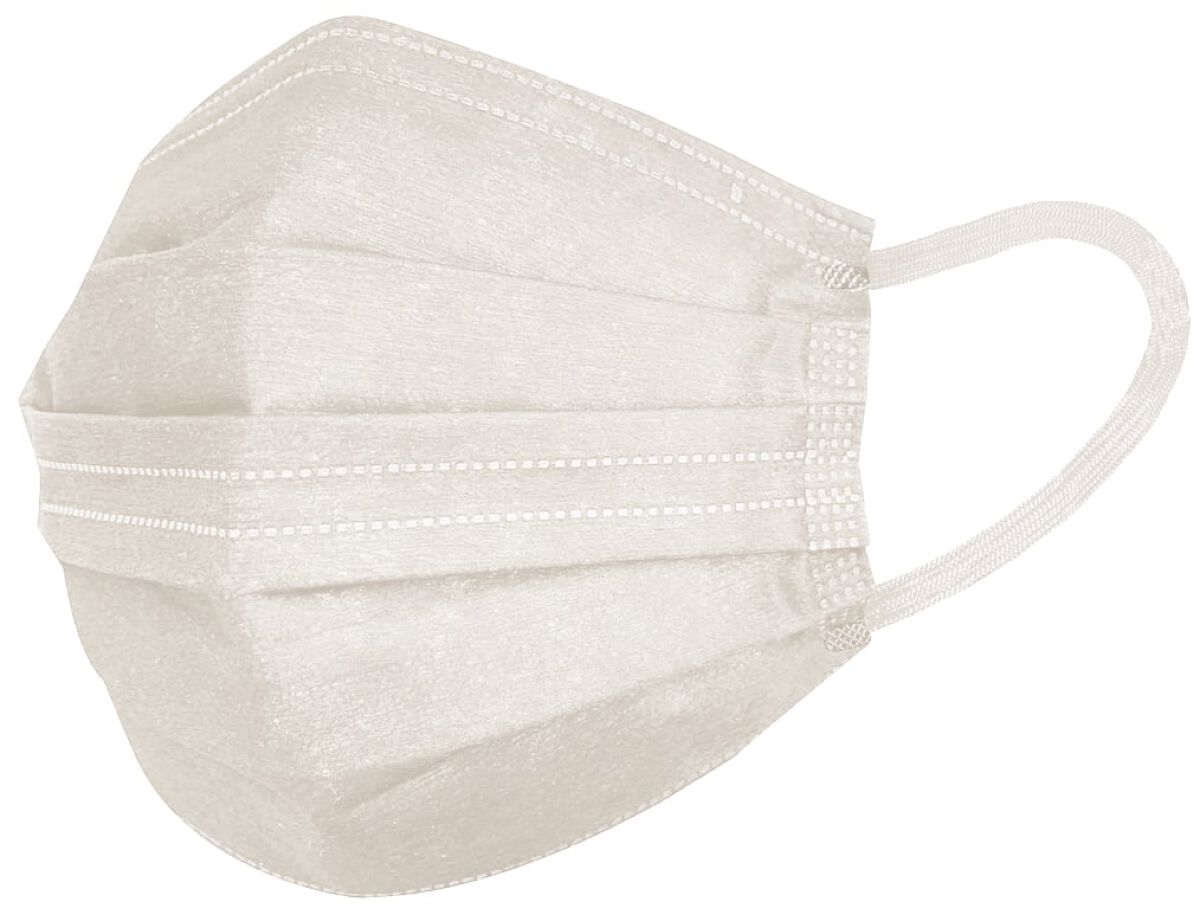 ファーストインプレッションマスク プリーツ型01 個包装27 枚 ミルキーグレー