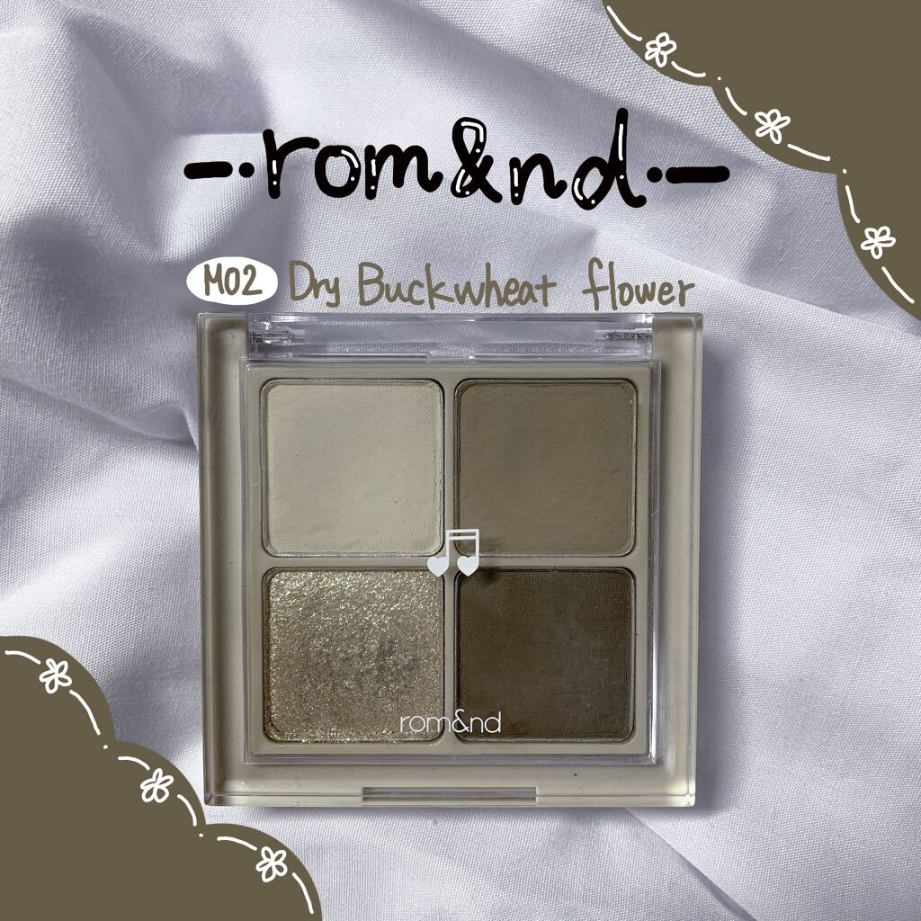 ベターザンアイズ ミュージックシリーズ/rom&nd/アイシャドウパレットを使ったクチコミ（1枚目）