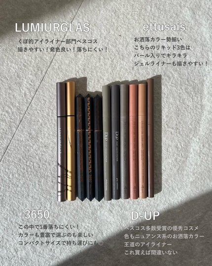 スキルレスライナー/LUMIURGLAS/リキッドアイライナーを使ったクチコミ(2枚目)