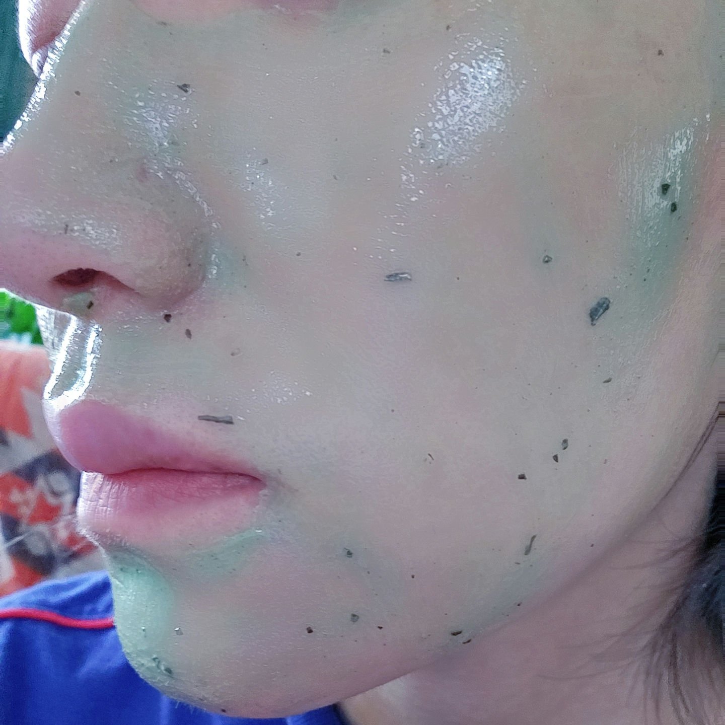 シャインマスカットシカフードマスク/SKINFOOD/洗い流すパック・マスクを使ったクチコミ（3枚目）