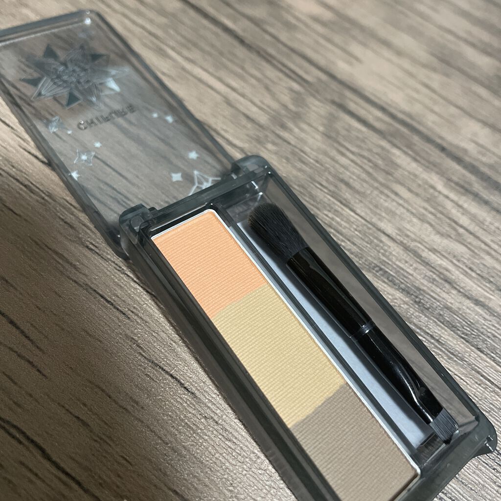 アイブロー パウダー/ちふれ/パウダーアイブロウを使ったクチコミ（3枚目）