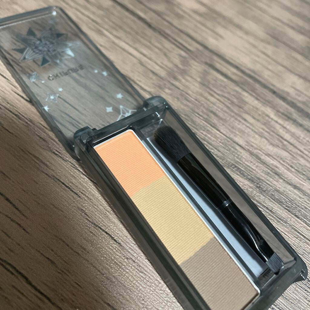 アイブロー パウダー/ちふれ/パウダーアイブロウを使ったクチコミ(3枚目)