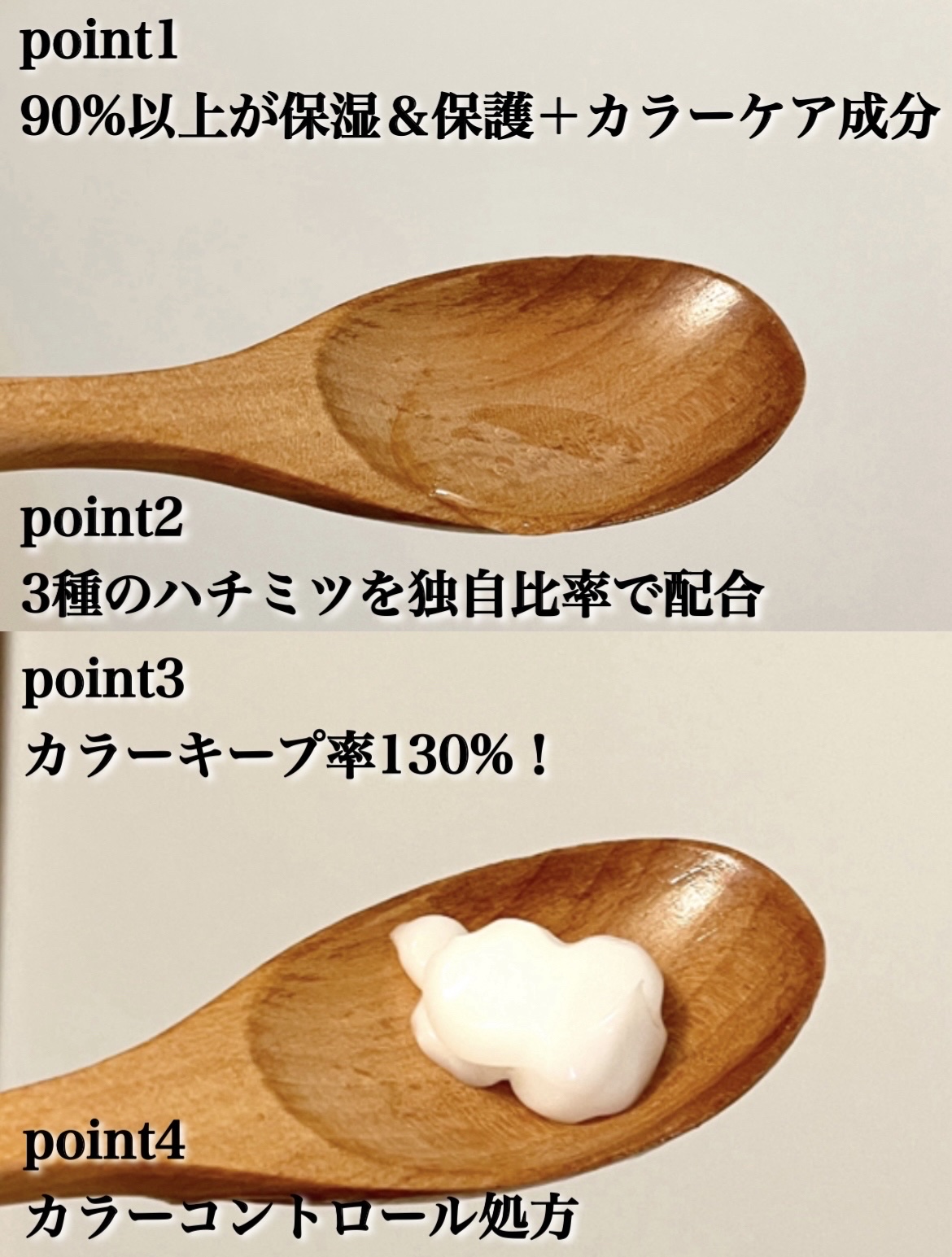 アンドハニー カラー コントロールリペア シャンプー1.0 / ヘアトリートメント2.0/&honey/市販シャンプーを使ったクチコミ（3枚目）