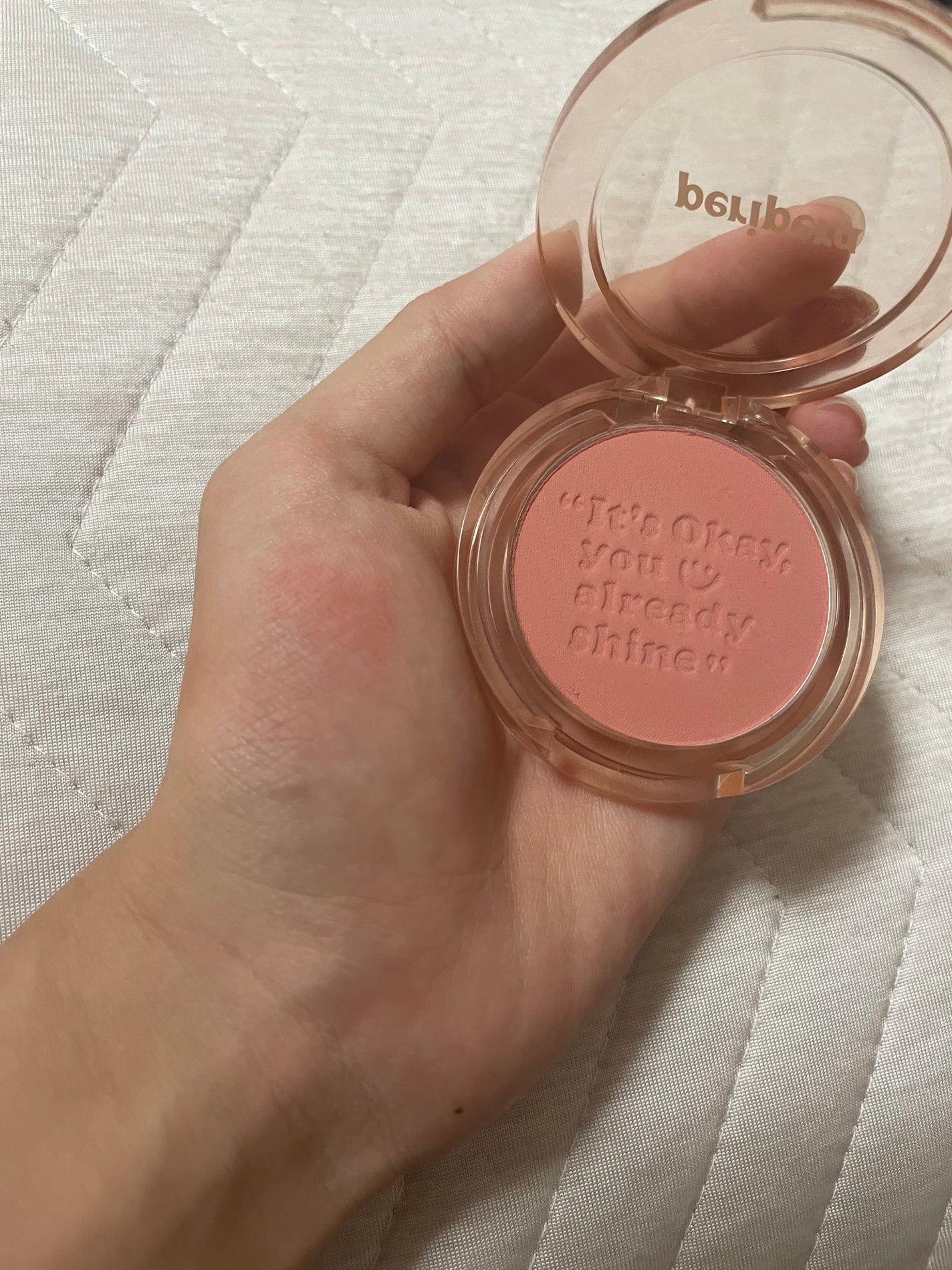 ピュア ブラッシュド サンシャイン チーク/PERIPERA/パウダーチークを使ったクチコミ(1枚目)