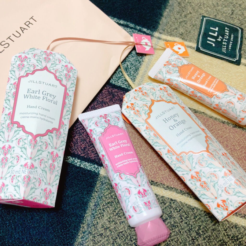 ハンドクリーム アールグレイ ホワイトフローラル/JILL STUART/ハンドクリームを使ったクチコミ(1枚目)
