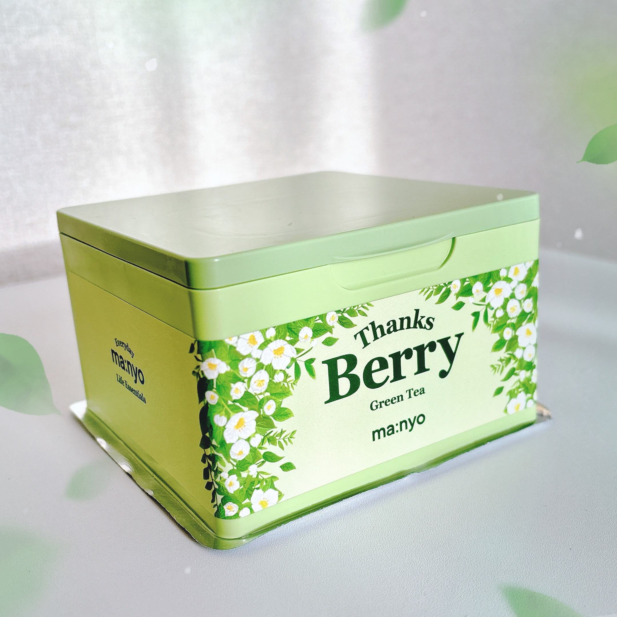 Thanks Berry グリーンティーシートマスク/manyo/シートマスク・パックを使ったクチコミ（3枚目）