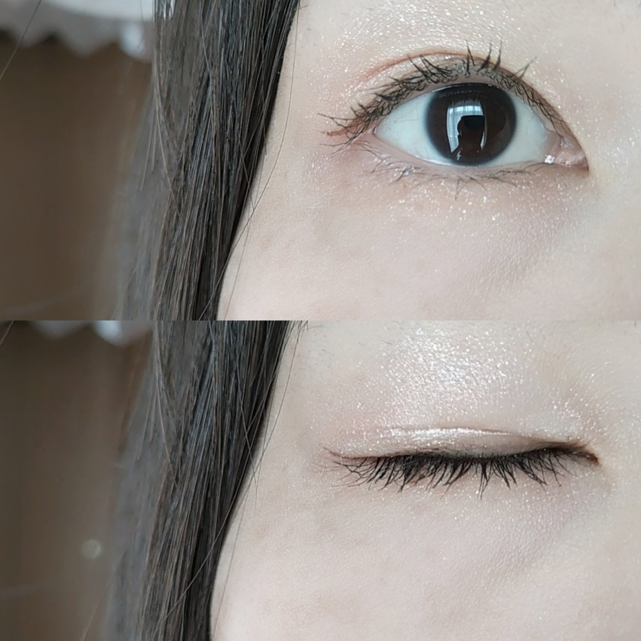 スキルレスライナー/LUMIURGLAS/リキッドアイライナーを使ったクチコミ（3枚目）