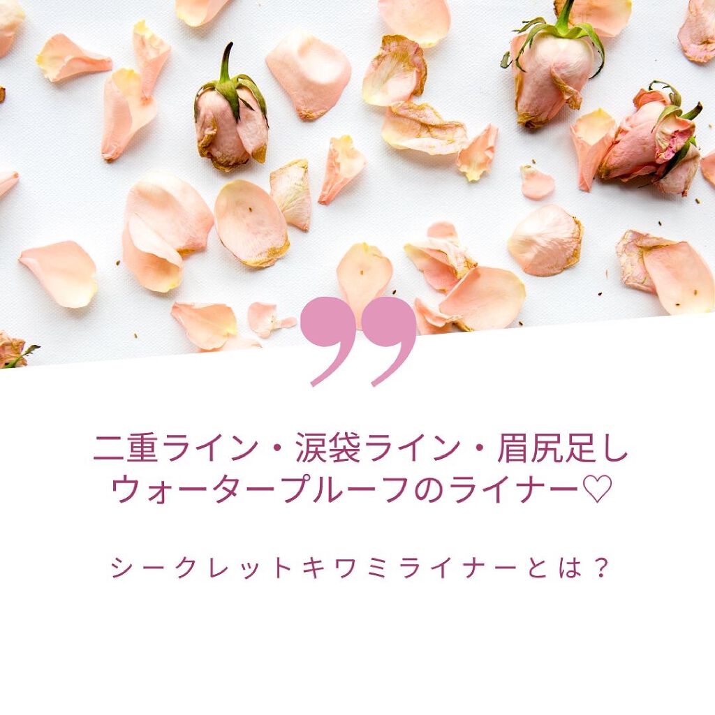 シークレットキワミライナー R/CipiCipi/リキッドアイライナーを使ったクチコミ(2枚目)