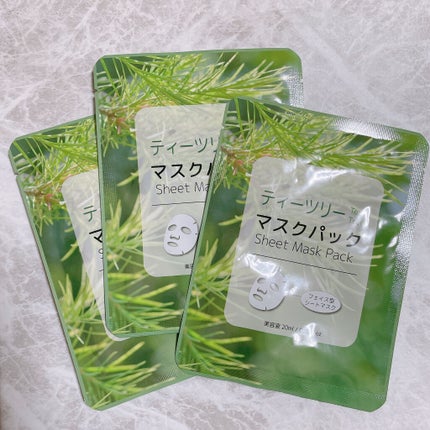 マスクパックティーツリー/DAISO/シートマスク・パックを使ったクチコミ(2枚目)