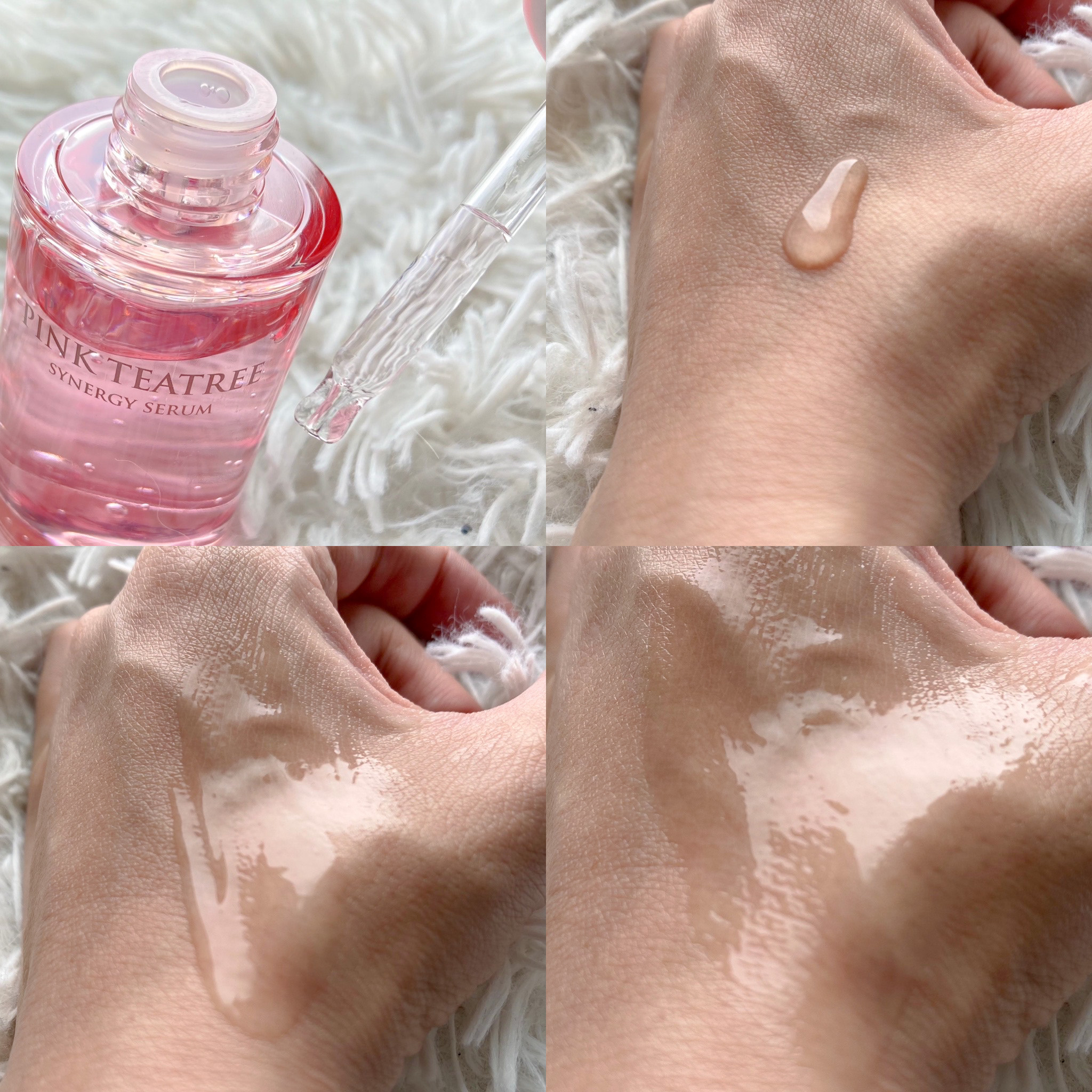 ピンクティーツリーシナジーセラム/APLIN/美容液を使ったクチコミ（2枚目）