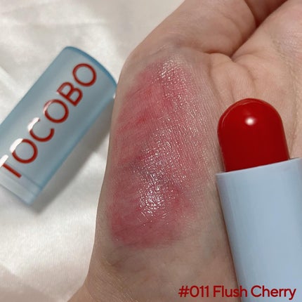 グラスティンティッドリップバーム/TOCOBO/リップバームを使ったクチコミ(5枚目)