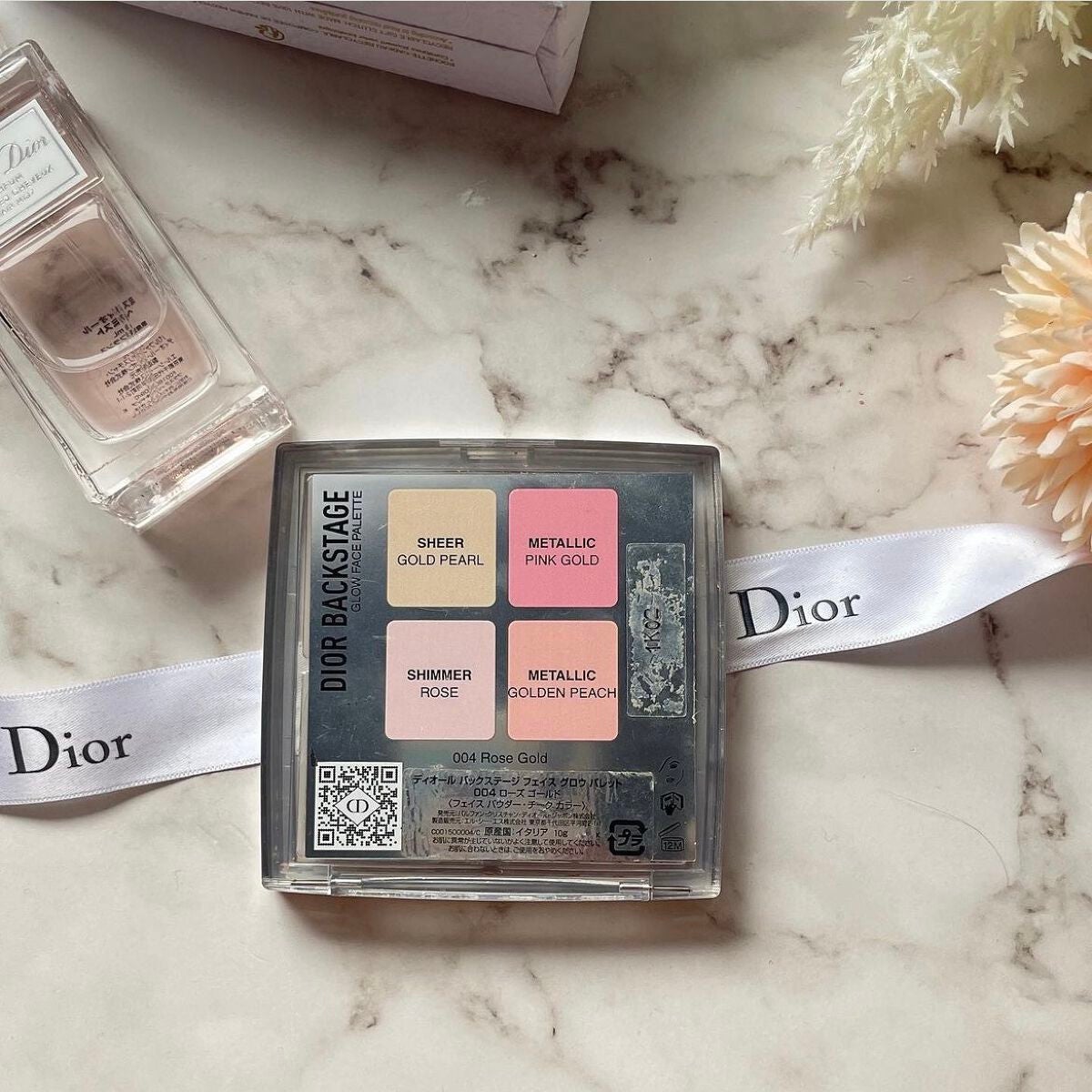 ディオール バックステージ フェイス グロウ パレット/Dior/ハイライトを使ったクチコミ(3枚目)