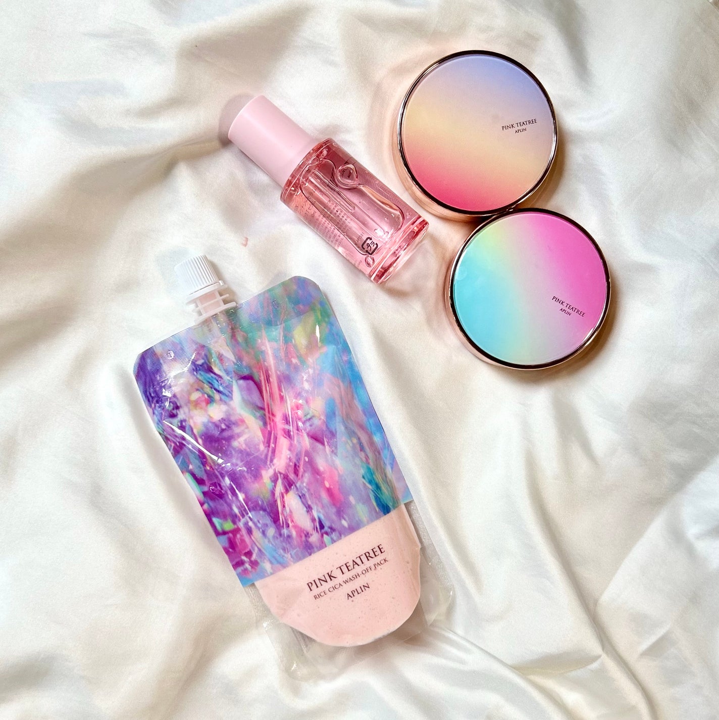 ピンクティーツリーライスシカウォッシュオフパック/APLIN/洗い流すパック・マスクを使ったクチコミ(1枚目)