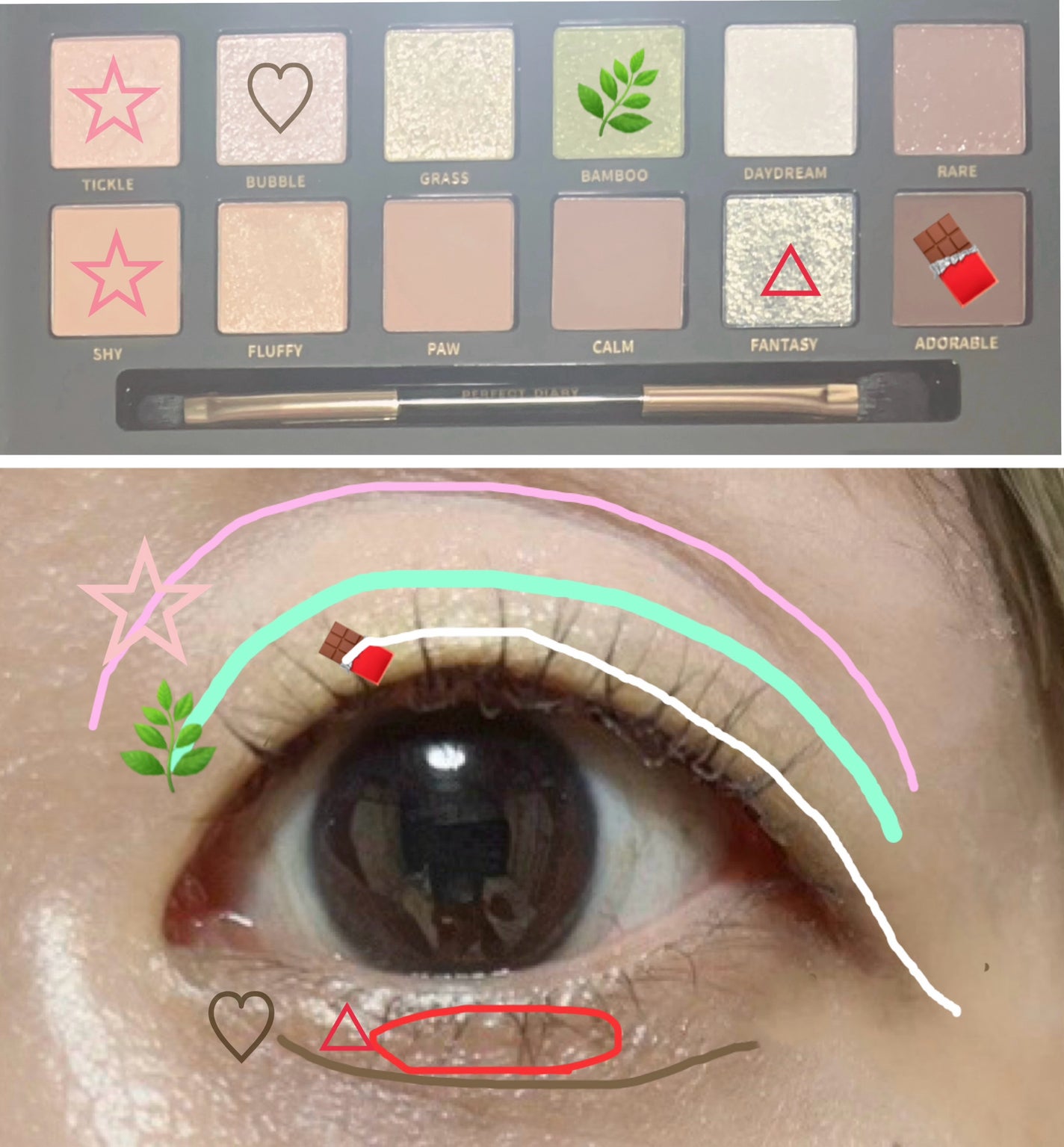 エクスプローラ12色 動物アイシャドウパレット/PERFECT DIARY/アイシャドウパレットを使ったクチコミ(4枚目)