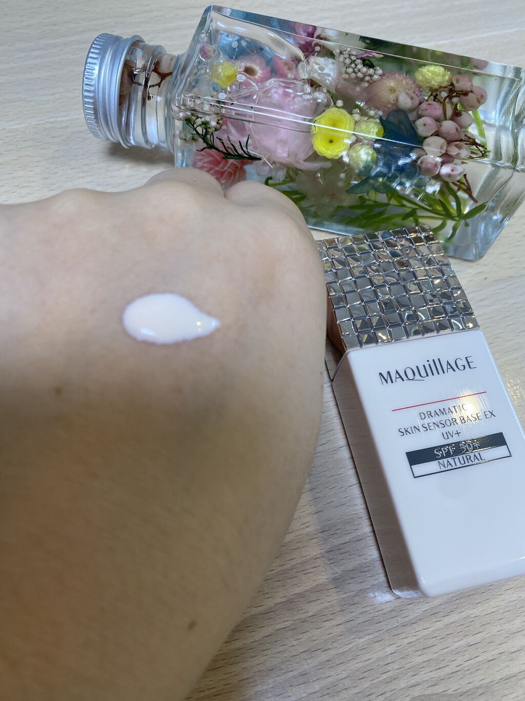 ドラマティックスキンセンサーベース EX UV+/マキアージュ/化粧下地を使ったクチコミ（3枚目）