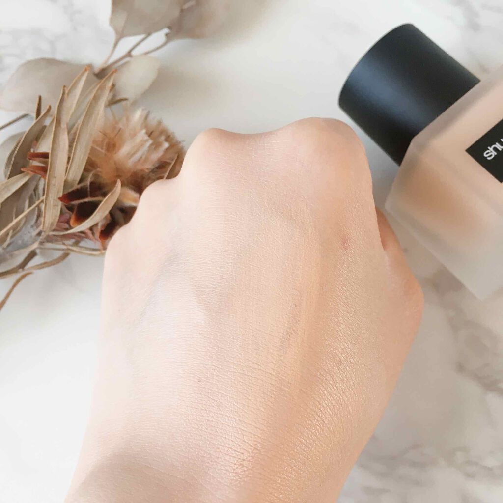 （旧）アンリミテッド ラスティング フルイド/shu uemura/リキッドファンデーションを使ったクチコミ（3枚目）