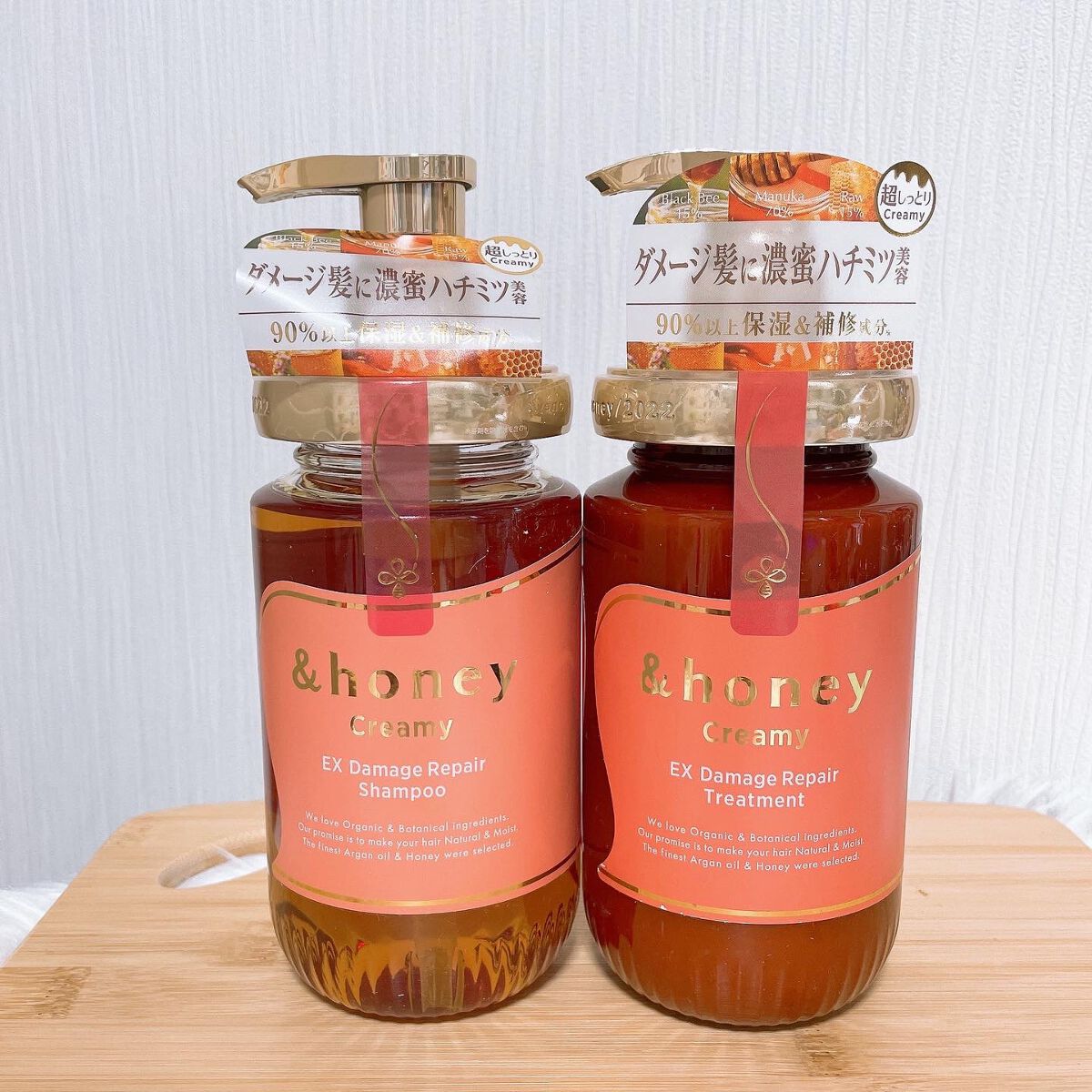 Creamy EXダメージリペアシャンプー1.0/ヘアトリートメント2.0/&honey/市販シャンプーを使ったクチコミ(4枚目)