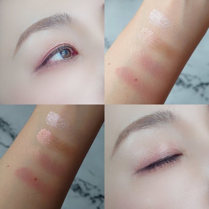 リュクス アイシャドウ クォード グロウ ウィズ ラブ コレクション/BOBBI BROWN/アイシャドウパレットを使ったクチコミ(3枚目)