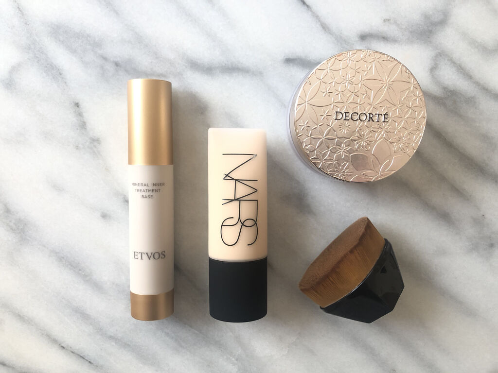 ペタル 55 ファンデーション ブラシ/shu uemura/メイクブラシを使ったクチコミ（1枚目）