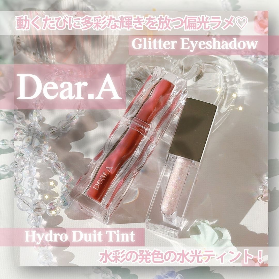 グリッターアイシャドウ/Dear.A/グリッターを使ったクチコミ（1枚目）