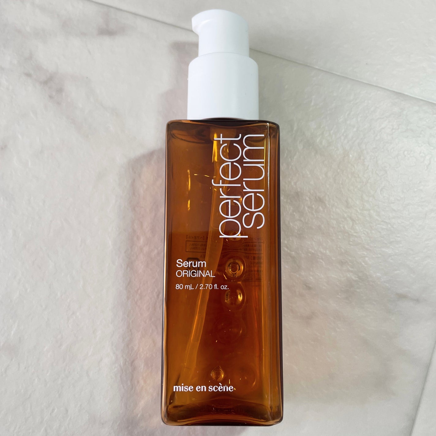 パーフェクトセラム オリジナルセラム/miseenscene/アウトバストリートメントを使ったクチコミ(1枚目)