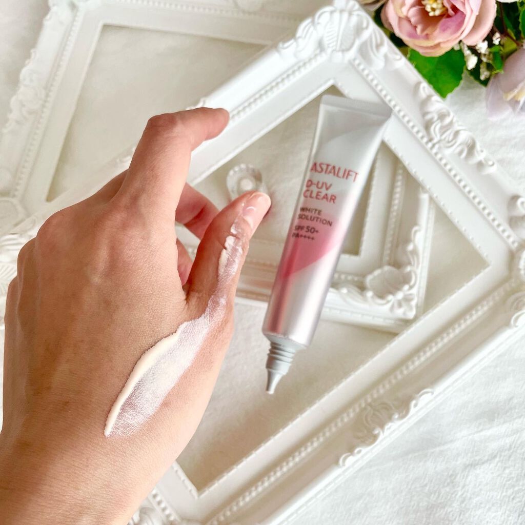 D-UVクリア ホワイトソリューション/アスタリフト/日焼け止めクリームを使ったクチコミ（3枚目）