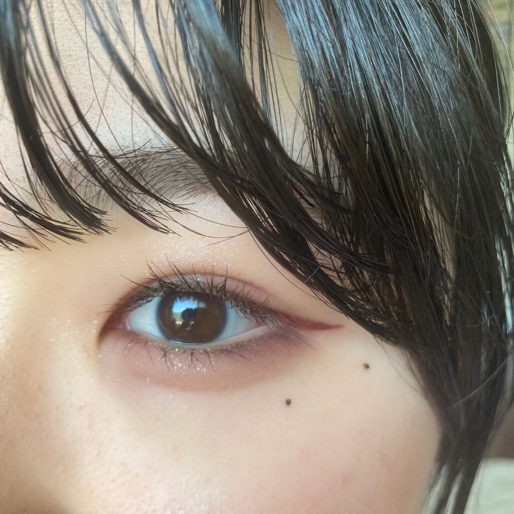 グリッター シャドウ カラー/rom&nd/グリッターを使ったクチコミ（3枚目）