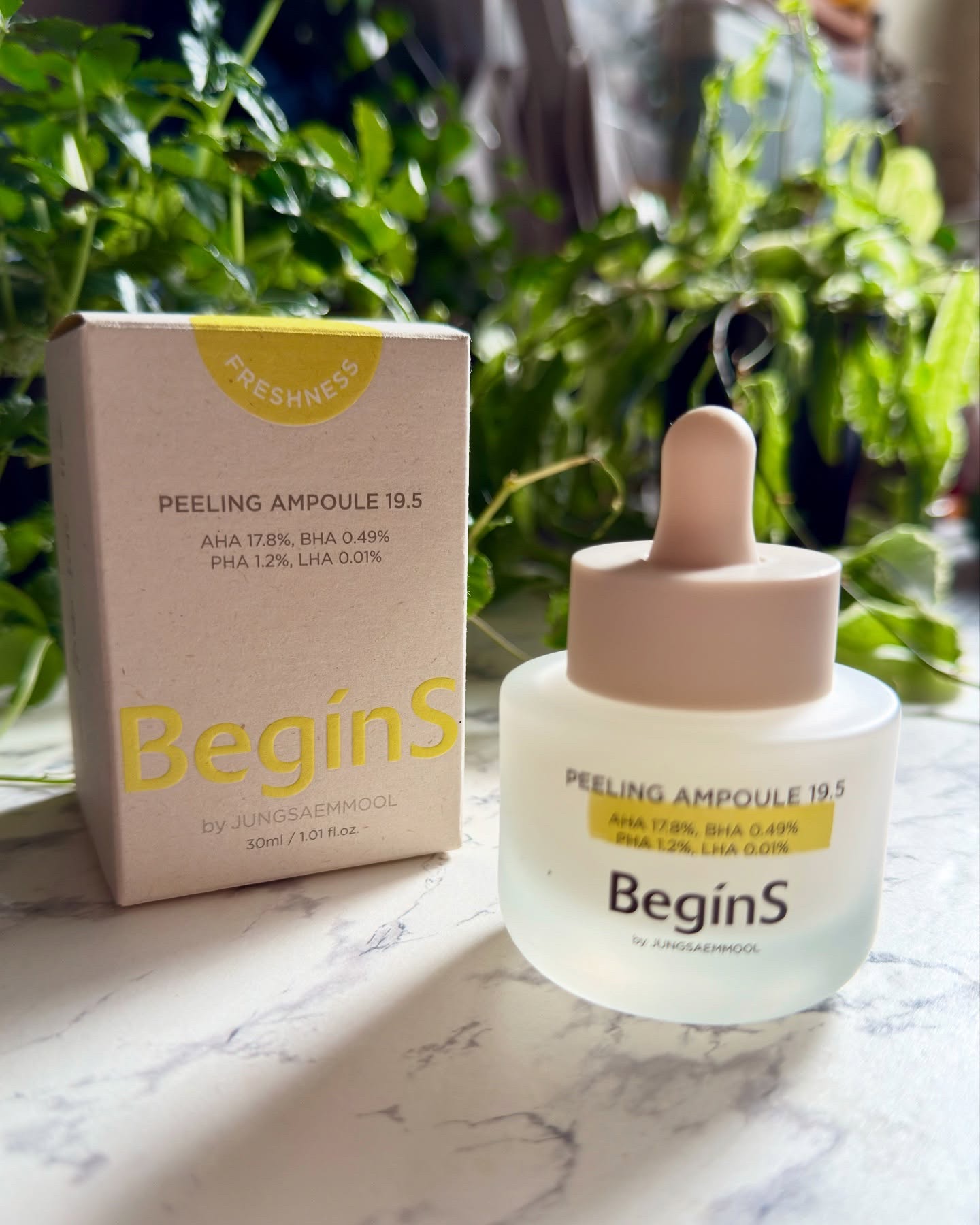 Peeling Ampoule 19.5/BeginS by JUNGSAEMMOOL/ピーリングを使ったクチコミ（2枚目）