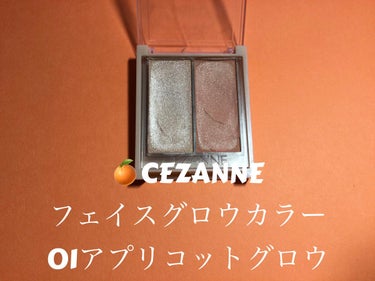 フェイスグロウカラー/CEZANNE/クリームハイライトを使ったクチコミ（3枚目）