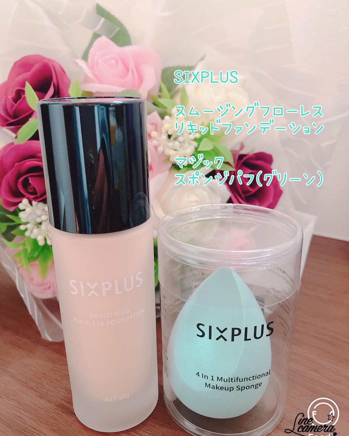 SIXPLUS スムージング フローレス リキッドファンデーション #N02/SIXPLUS/リキッドファンデーションを使ったクチコミ（1枚目）