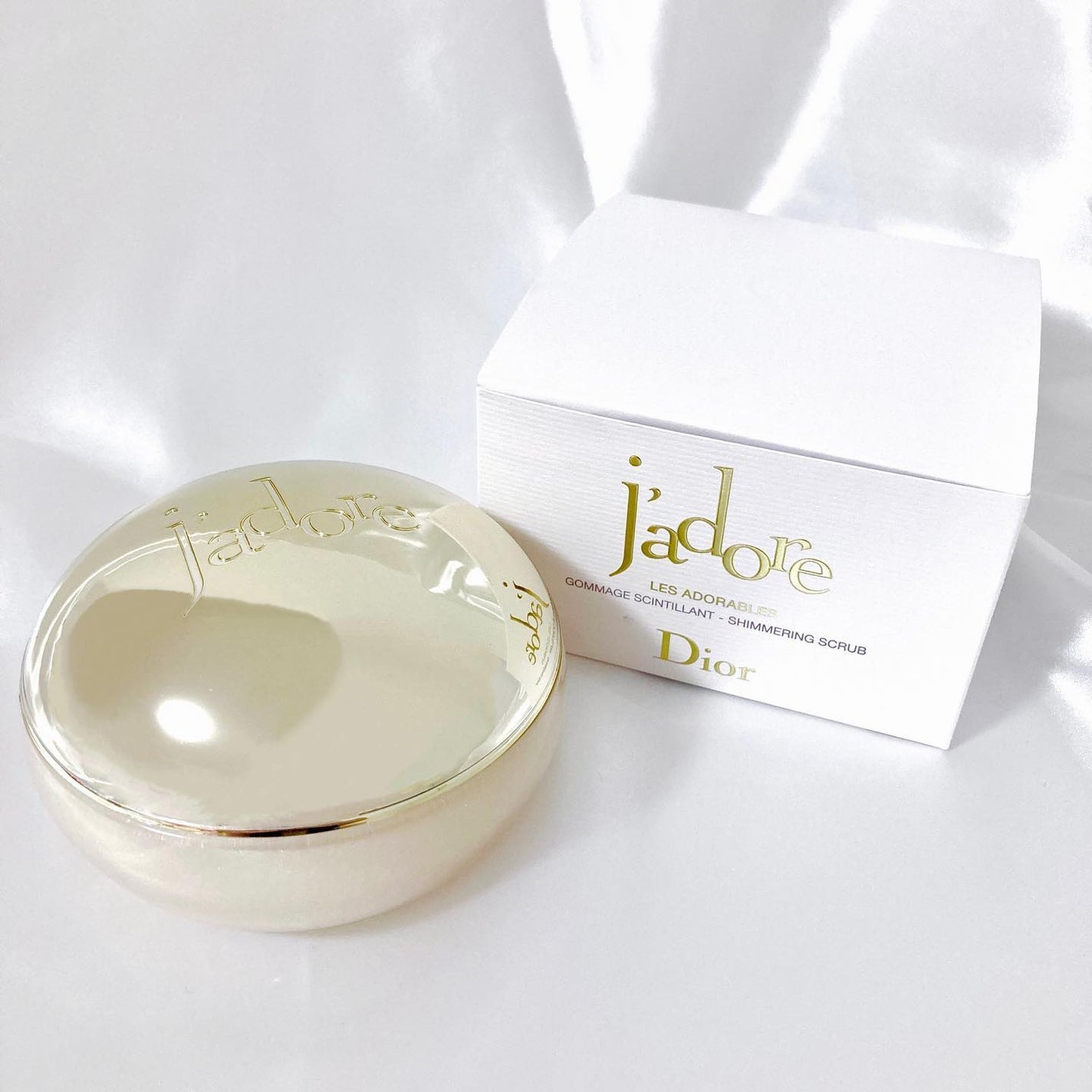 Dior ジャドール シマリング ボディスクラブ【新品】 試してみた】Dior ジャドール シマリング ボディ スクラブの効果