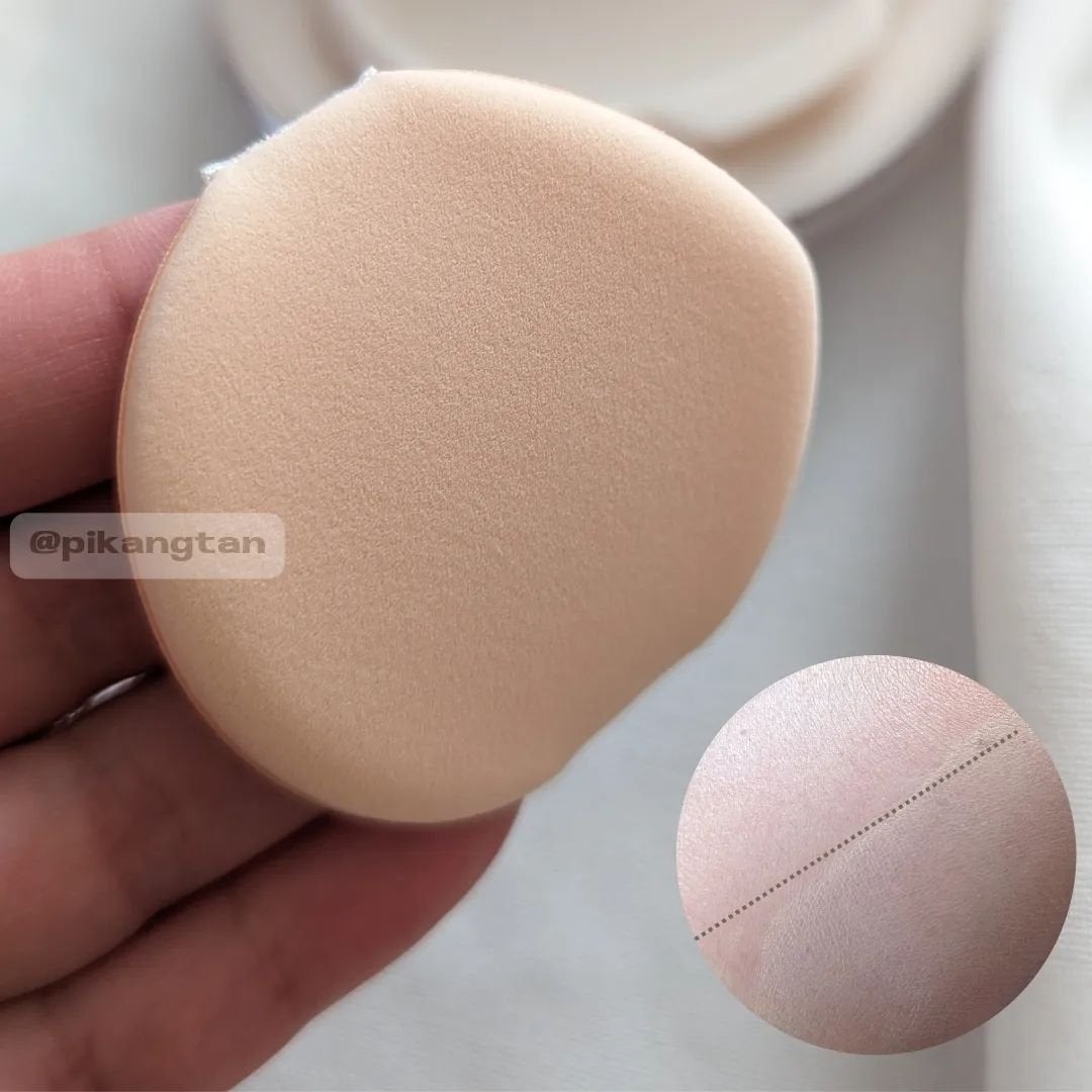 ブリージンググロークッション/Healus/クッションファンデーションを使ったクチコミ(4枚目)