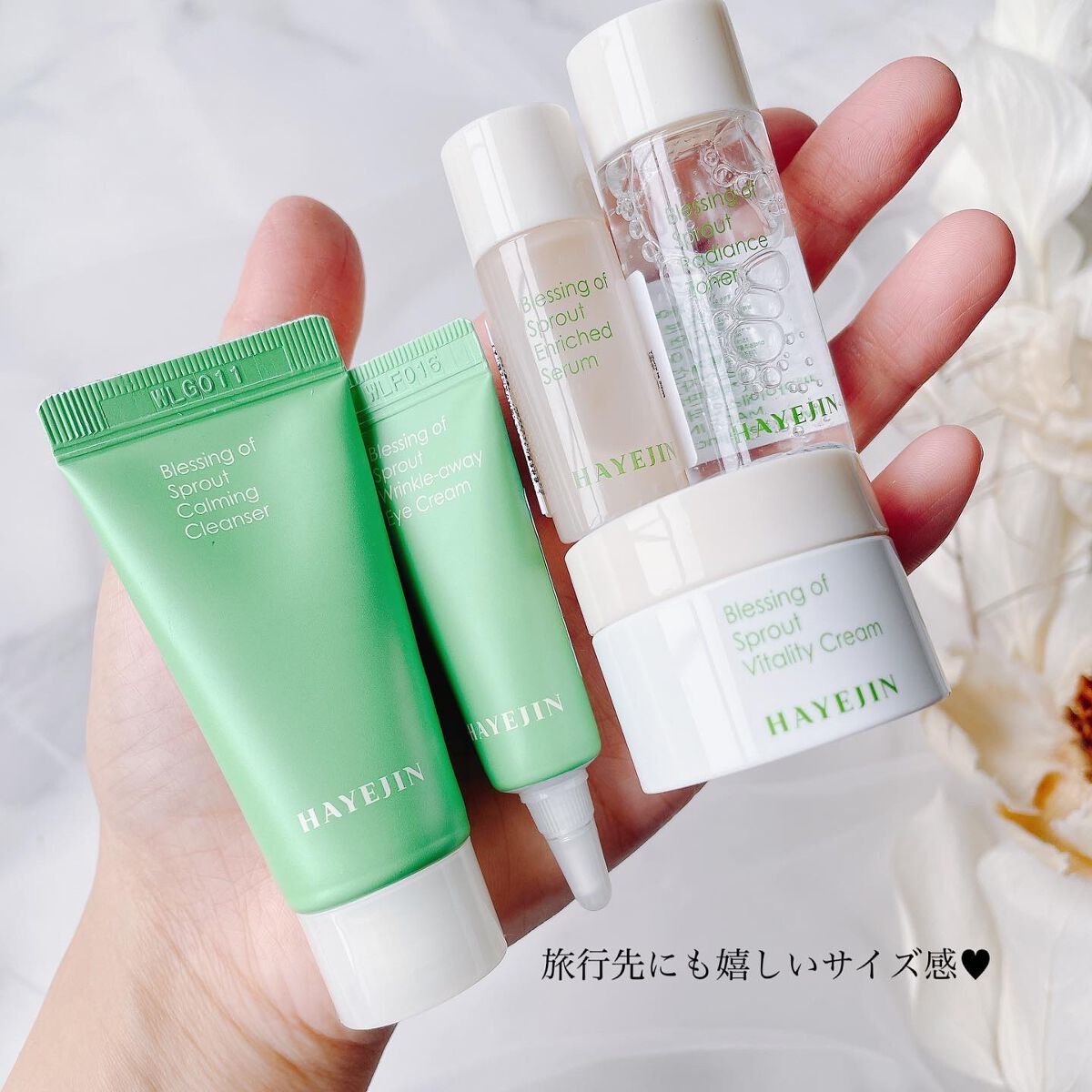 ブレッシングオブスプラウトラディアンストナー/HAYEJIN/化粧水を使ったクチコミ（3枚目）