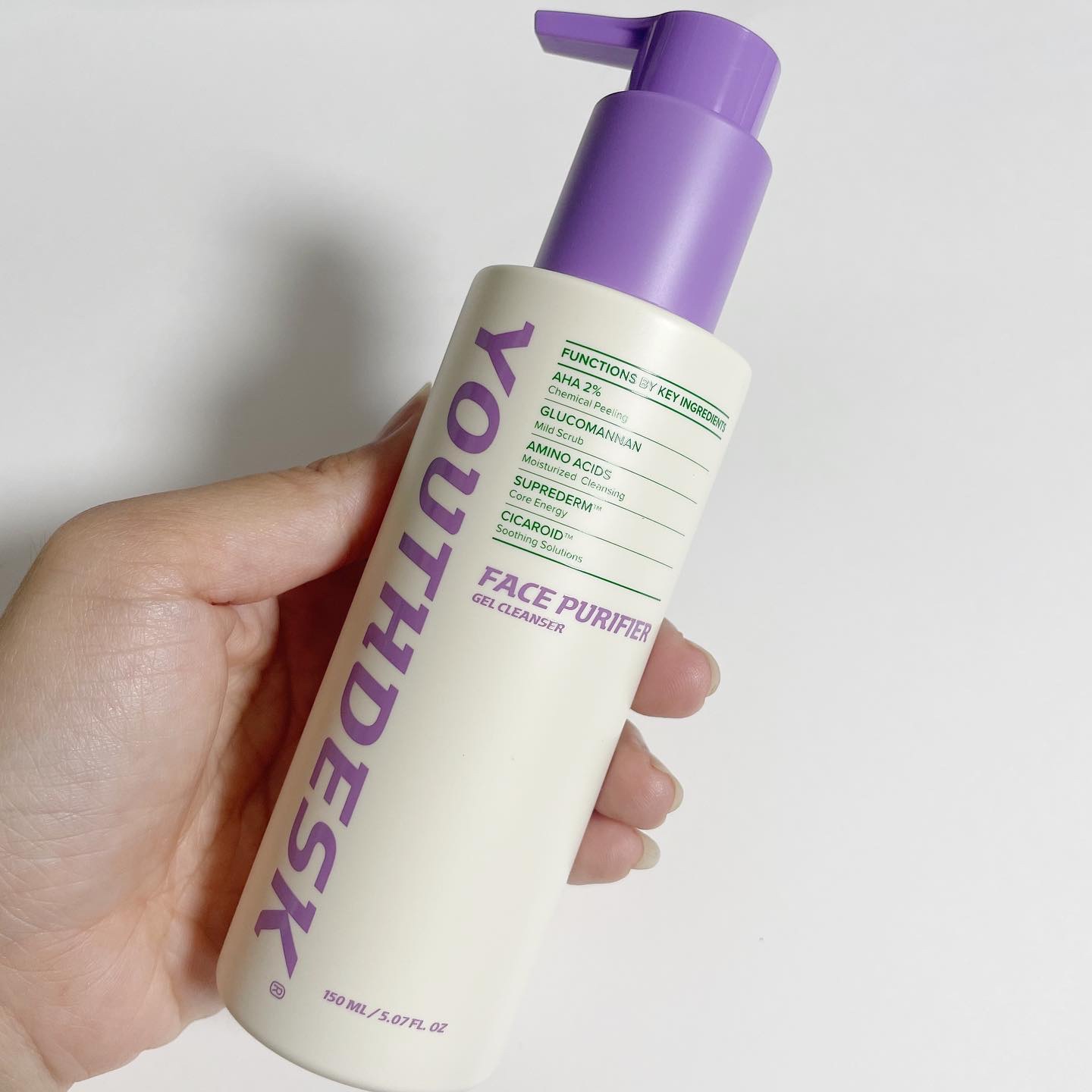 フェースピュリファイアジェルクレンザー/YOUTHDESK/クレンジングジェルを使ったクチコミ（2枚目）