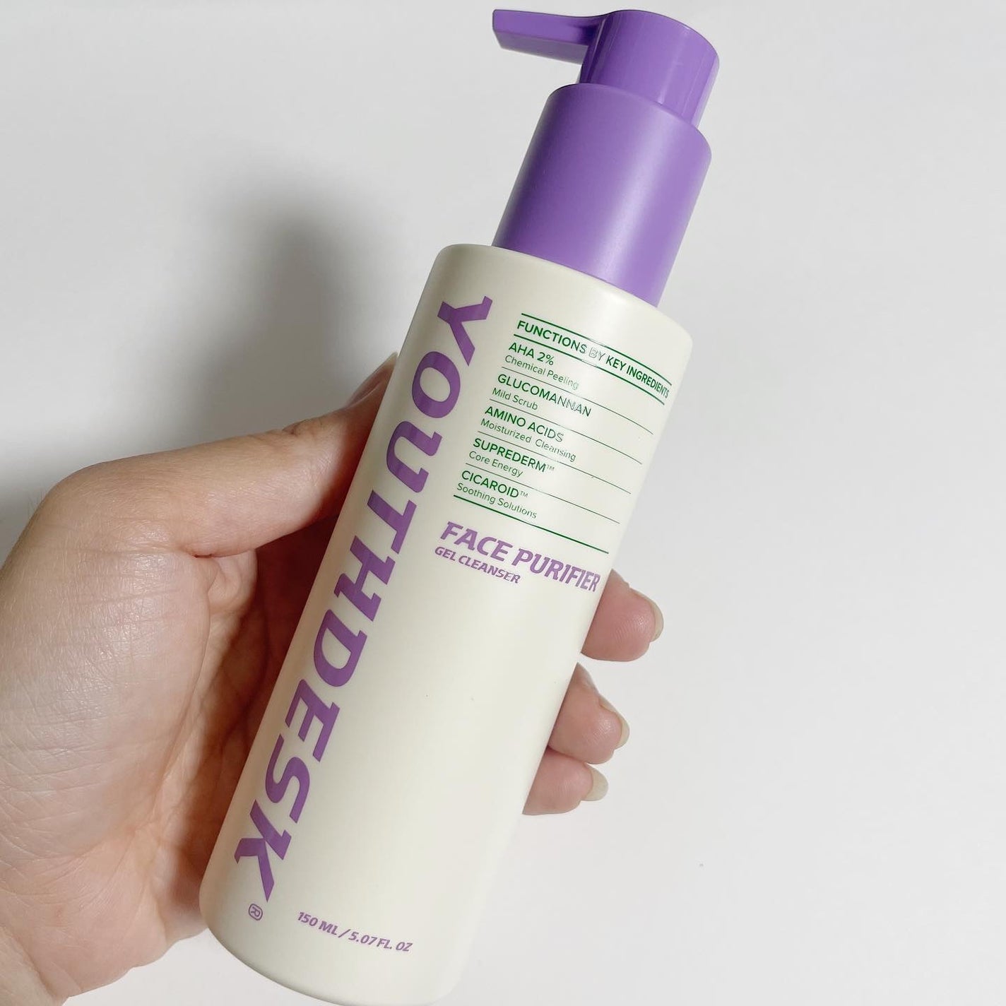 フェースピュリファイアジェルクレンザー/YOUTHDESK/クレンジングジェルを使ったクチコミ(2枚目)