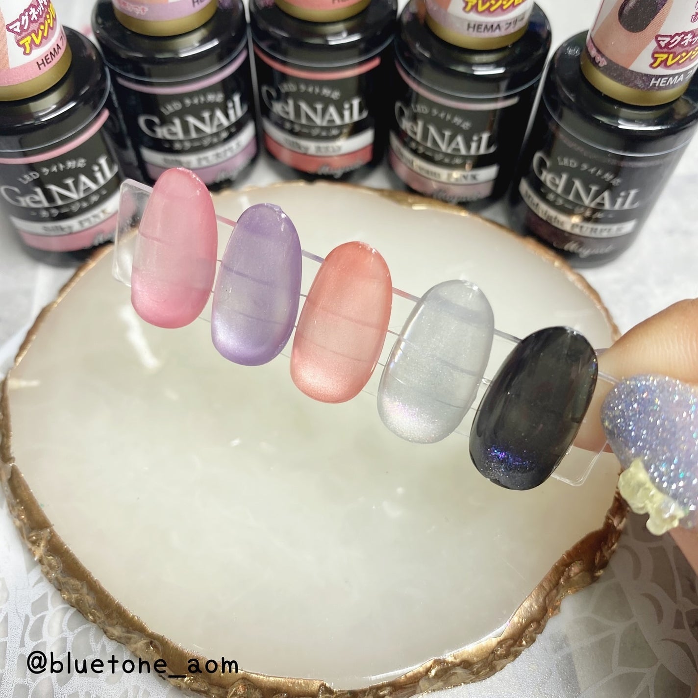 ジェルネイル(ライト対応)/セリア/ジェルネイルを使ったクチコミ(3枚目)
