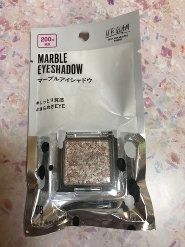 UR GLAM　MARBLE EYESHADOW/U R GLAM/シングルアイシャドウを使ったクチコミ（1枚目）