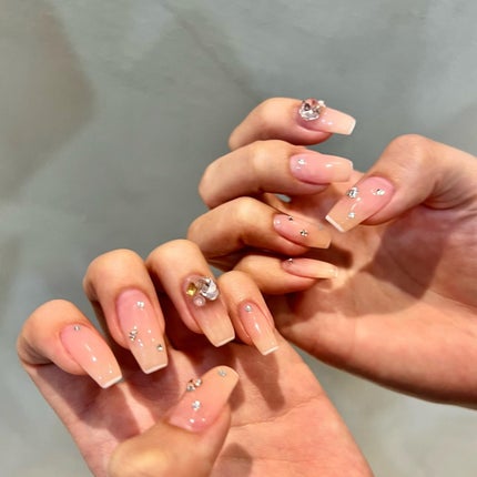 #フレンチネイルのネイルデザイン