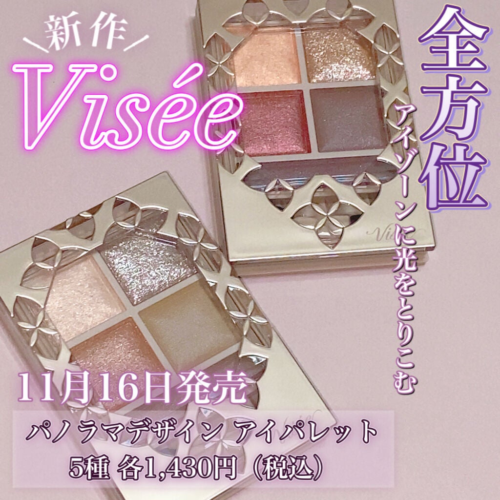 パノラマデザイン アイパレット/Visée/アイシャドウパレットを使ったクチコミ(1枚目)