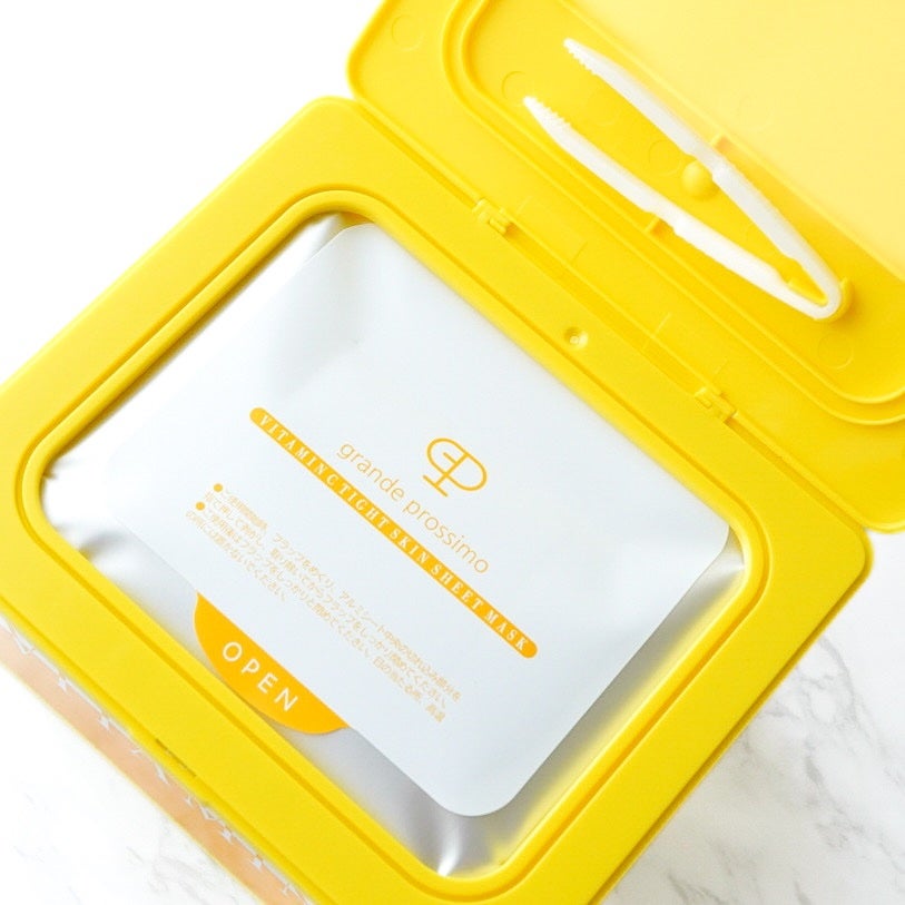 VITAMINC タイトスキンシートマスク/Grande Prossimo/シートマスク・パックを使ったクチコミ(4枚目)