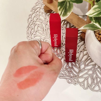 ブラッディライアー コーティングティント/lilybyred/リップティントを使ったクチコミ(5枚目)