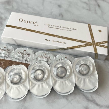 Quprie 1day/Quprié by R/ワンデー(1DAY)カラコンを使ったクチコミ(2枚目)