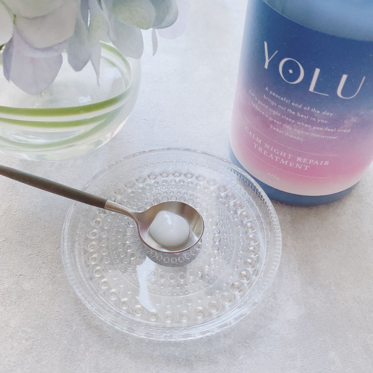 カームナイトリペアシャンプー/トリートメント/YOLU/市販シャンプーを使ったクチコミ(5枚目)