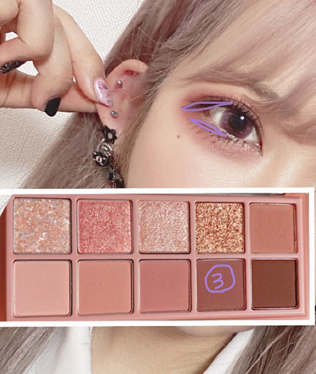 ベターザンパレット/rom&nd/アイシャドウパレットを使ったクチコミ(6枚目)